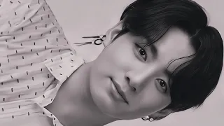 #PencilDrawingl sketch Drawing of BTS (Jungkook) || Drawing Tutorial || Face Drawing || 防弾少年団