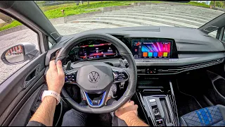 NEW Volkswagen Golf 8 R 4MOTION 2024 [2.0 TSI 320hp] |0-100| POV Test Drive #2032 Joe Black