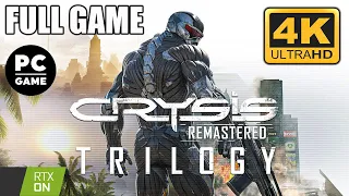 Crysis Remastered Trilogy | Full Game Longplay | 4K 60FPS PC ULTRA / RTX ON | No Commentary