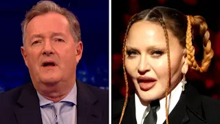 Piers Morgan Reacts To Madonna's "Terrifying" Grammys Look