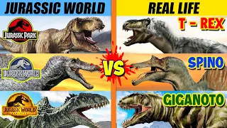 Dinosaur Battles: Jurassic World vs Real Life | SPORE