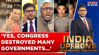 Watch! Ashutosh Agrees Congress Responsible For Demolition Of Many Govts, Anand Ranganathan Reacts