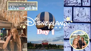 Disneyland Paris 2023: Day 1!🤍 Travel, Manhattan Restaurant & Disney Village ✨