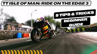 TT Isle of Man Ride on the Edge 3 / tips and tricks / 2024