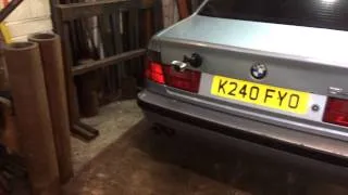 Bmw e34 resonator delete/eisenmann back box