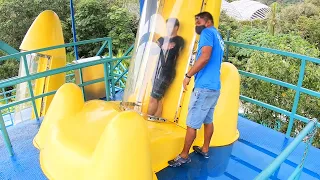 Banana Flip Water Slide At Escape Theme Park Penang