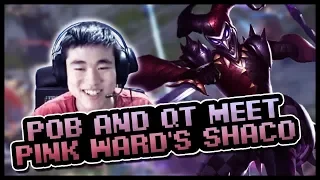 POB and Qt meet Pink Ward's Shaco Mid - Pobelter & Imaqtpie Duo Queue - Highlights