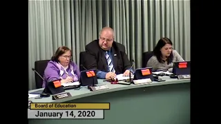 Enfield, CT - Board of Education - January 14, 2020