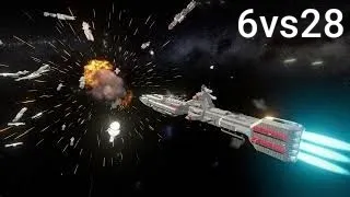 6vs28(Space Engineers battle)