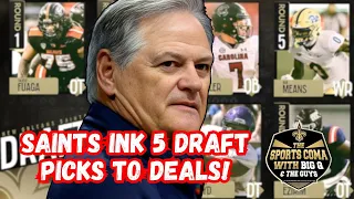 #Saints Ink 5 Draft Picks to Deals & more news