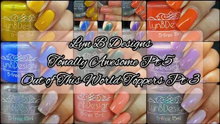 Lyn B Designs Tonally Awesome Pt 5 and Out of this World Toppers Pt 3 *PR*