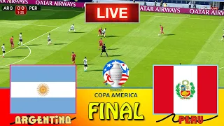 ARGENTINA vs PERU - Copa America 2024 Final | Full Match All Goals | Live Football Match
