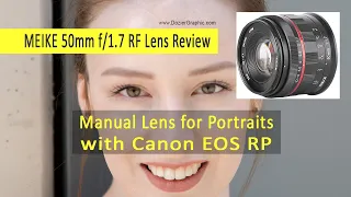 Canon EOS RP Full Frame Camera Review with Meike 50mm f/1.7 Manual RF Lens for Urban Portraits