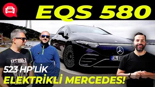 Mercedes EQS 580 Test Sürüşü | Tam elektrikli lüks sedan