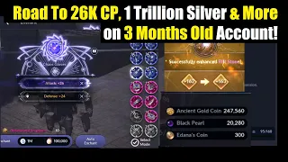 Black Desert Mobile New Account: Road To 26k CP, 1 Trillion Silver in 3 Months