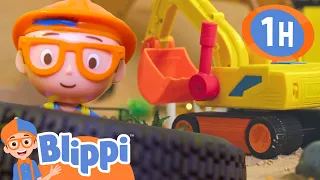 Blippi's Excavator Toy Song: Digging Away the Dirt | Blippi Toys | Moonbug Kids - Cartoons & Toys