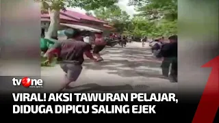 Membabi Buta, Video Aksi Tawuran Pelajar Viral di Medsos | Apa Kabar Indonesia Pagi tvOne