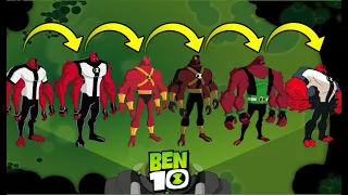 Ben10 Alien Designs Throughout the Series