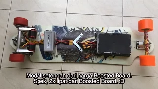 Merakit Longboard Listrik (Boosted Board) Sendiri [DIY]