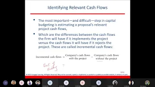 Cash Flow Estimation and Risk Analysis (Part1)