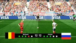 BELGIUM vs RUSSIA | Penalty Shootout | PES 2019 Gameplay PC