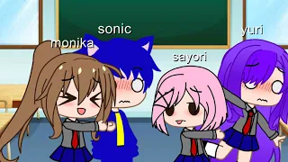 if sonic met doki doki