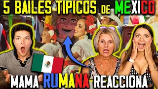 🇲🇽 MADRE RUMANA REACCIONA a 5 BAILES TÍPICOS de MÉXICO *QUEDA SIN PALABRAS* ft. @CygnusyRomantic