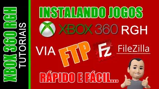 Instalando jogos no Xbox 360 RGH via FTP rápido e fácil #xbox360rgh