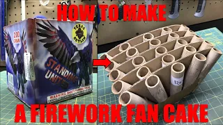 HOW TO MAKE A FANNED FIREWORK CAKE [PYRO EXPERMENTS] Ep:2