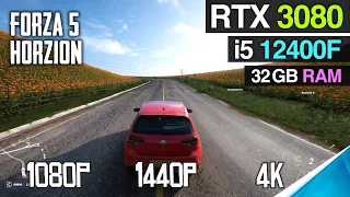 RTX 3080 10GB : Forza Horizon 5 - 1080p, 1440p, 4K!