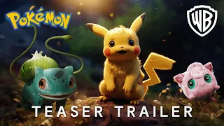 Pokemon: Live Action Movie (2024) | Teaser Trailer | Warner Bros (4K)| pokemon movie trailer