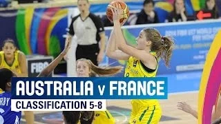 Australia v France - Classification 5-8 - 2014 FIBA U17 World Championship for women