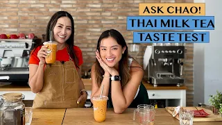 THAI MILK TEA: WHICH IS BETTER? THE TRADITIONAL WAY OR THE MACHINE WAY?