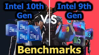 Intel 10th Gen vs 9th Gen Full Desktop CPU Line Up - Game FPS and Workstation Benchmarks