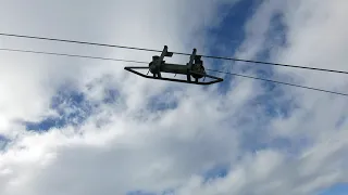Luftseilbahn Äsch - Oberalp Talfahrt 2020 - Unterschächen im Schächental - cable car Switzerland