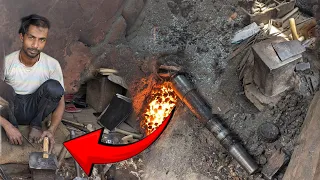 Making Iron shovel for home | Making iron spade for home use