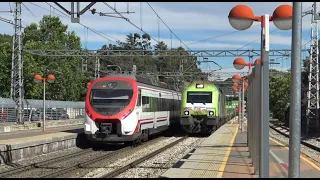 Trenes de Todo Tipo por Madrid. Renfe Cercanías, Mercancías, Media Distancia