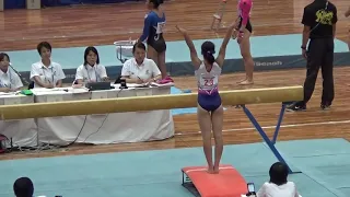 2015年IH 体操 女子 平均台 予選⑦