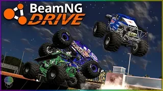 Monster Truck Carnage! | BeamNG Drive Monster Trucks