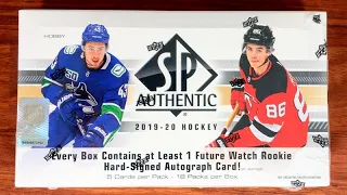 19/20 SP Authentic Hockey Hobby Box Break