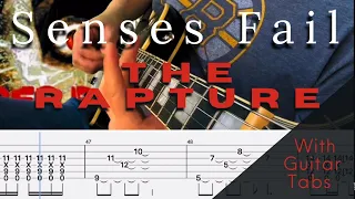 Senses Fail- The Rapture Cover (Guitar Tabs On Screen)