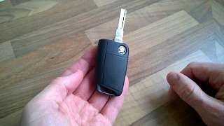 Skoda Octavia 3 / III Key Fob Battery Replacement