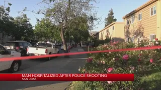 Man hospitalized after San Jose police shooting