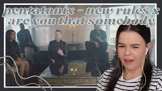 Pentatonix - 'New Rules' x 'Are You That Somebody' Official Video Reaction | Carmen Reacts