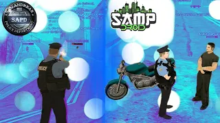 EMBARGOS Y MÁS, PATRULLAJE EN SAMPDROID🚔👮‍♂️ | GTA SA MULTIJUGADOR