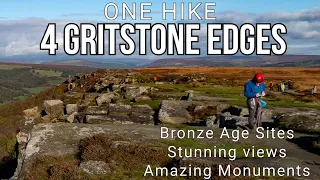 4 Stunning Gritstone Edges In One Hike, Taking In Views Of Bronze Age Stone Circles And Monuments