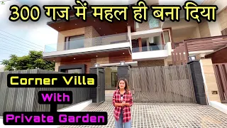 Inside a 300 Yard Modern Corner Elevation 5 BHK House With Premium Interior Design