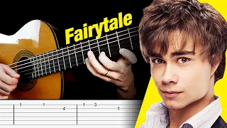 FAIRYTALE (Alexander Rybak) Guitar Tabs | Tutorial | Cover