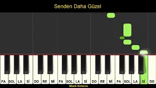 Senden Daha Güzel Melodika Org Notaları