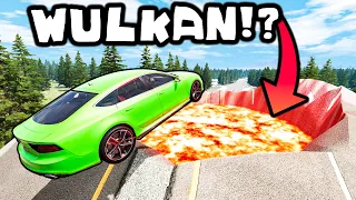 ❄️ SUPERAUTA KONTRA WULKAN!? | BeamNG Drive |